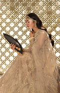 Zarin by Eleshia Embroidered Net 3Pc Suit - KANEEL - House Of Hania