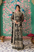 Zarin by Eleshia Embroidered Organza 3Pc Suit - KABEERA - House Of Hania
