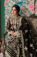 Zarin by Eleshia Embroidered Organza 3Pc Suit - KABEERA - House Of Hania