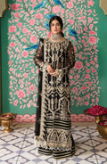 Zarin by Eleshia Unstitched Embroidered Organza 3Pc Suit - KABEERA - House Of Hania