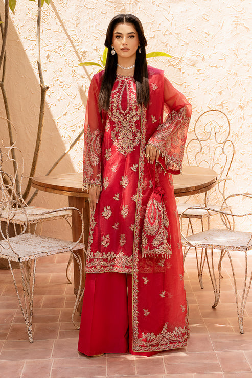 Zarposh | Elara Formals | Gulab - House Of Hania
