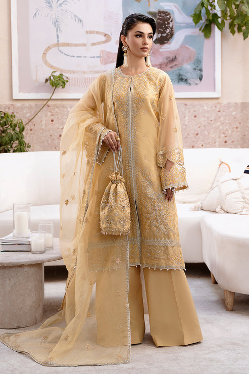 Zarposh | Elara Formals | Zard - House Of Hania