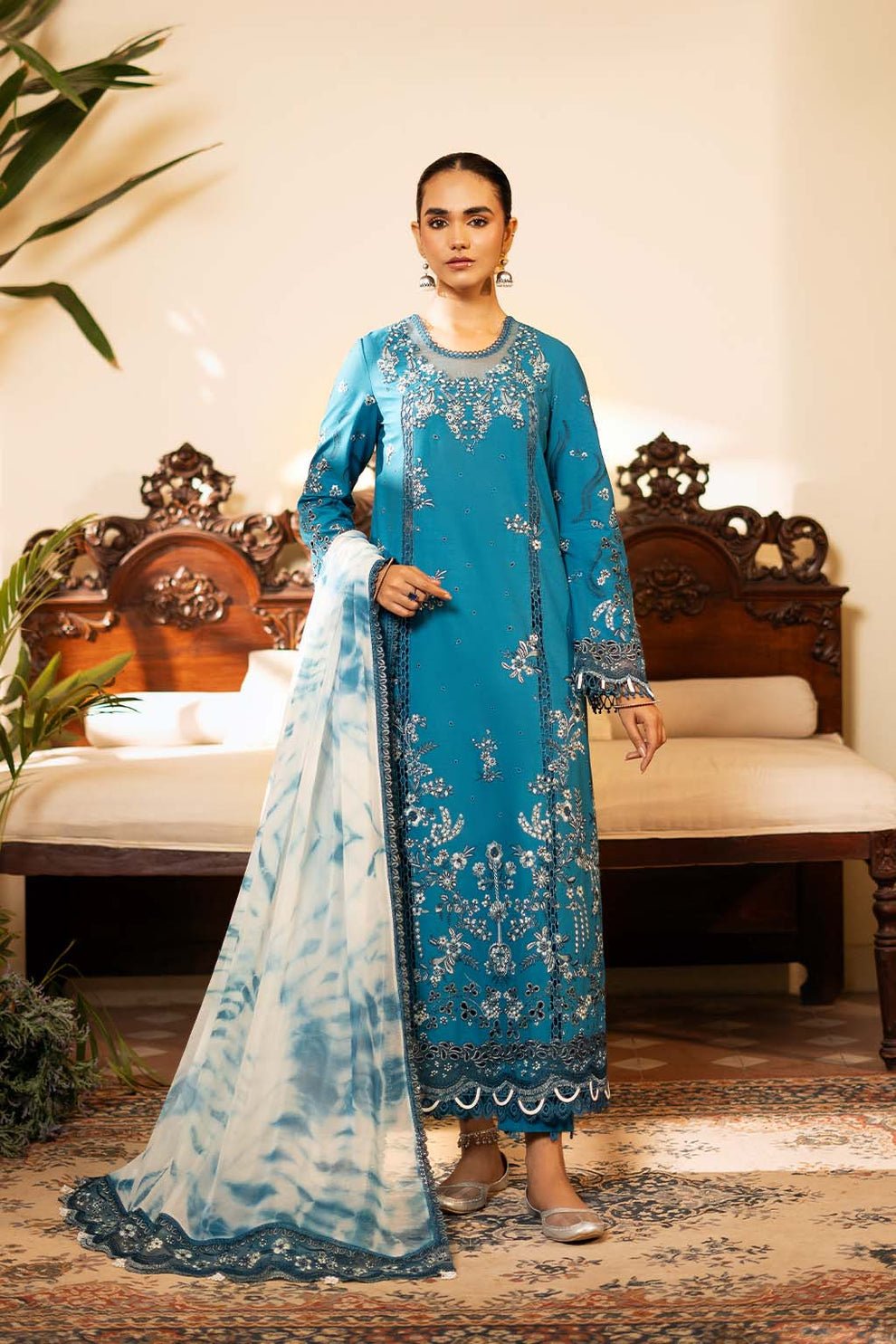 Zarposh | Sajni Lawn 25 | Azal - House Of Hania