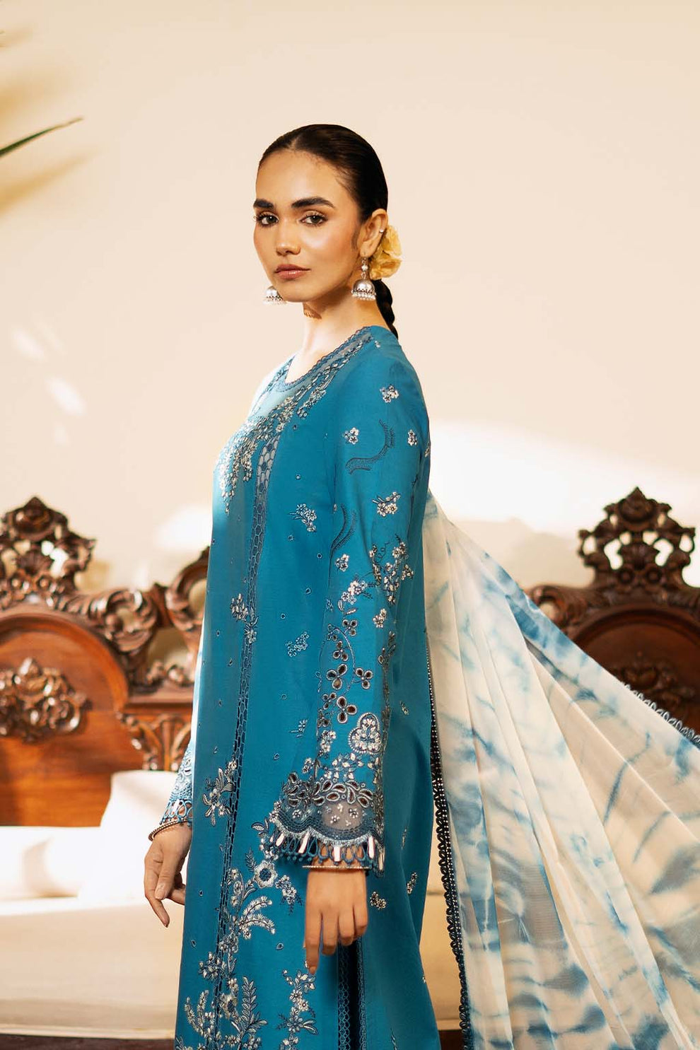 Zarposh | Sajni Lawn 25 | Azal - House Of Hania