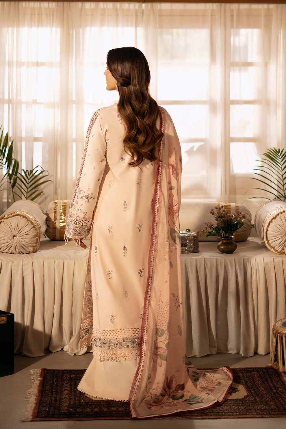 Zarposh | Sajni Lawn 25 | Gulbano - House Of Hania