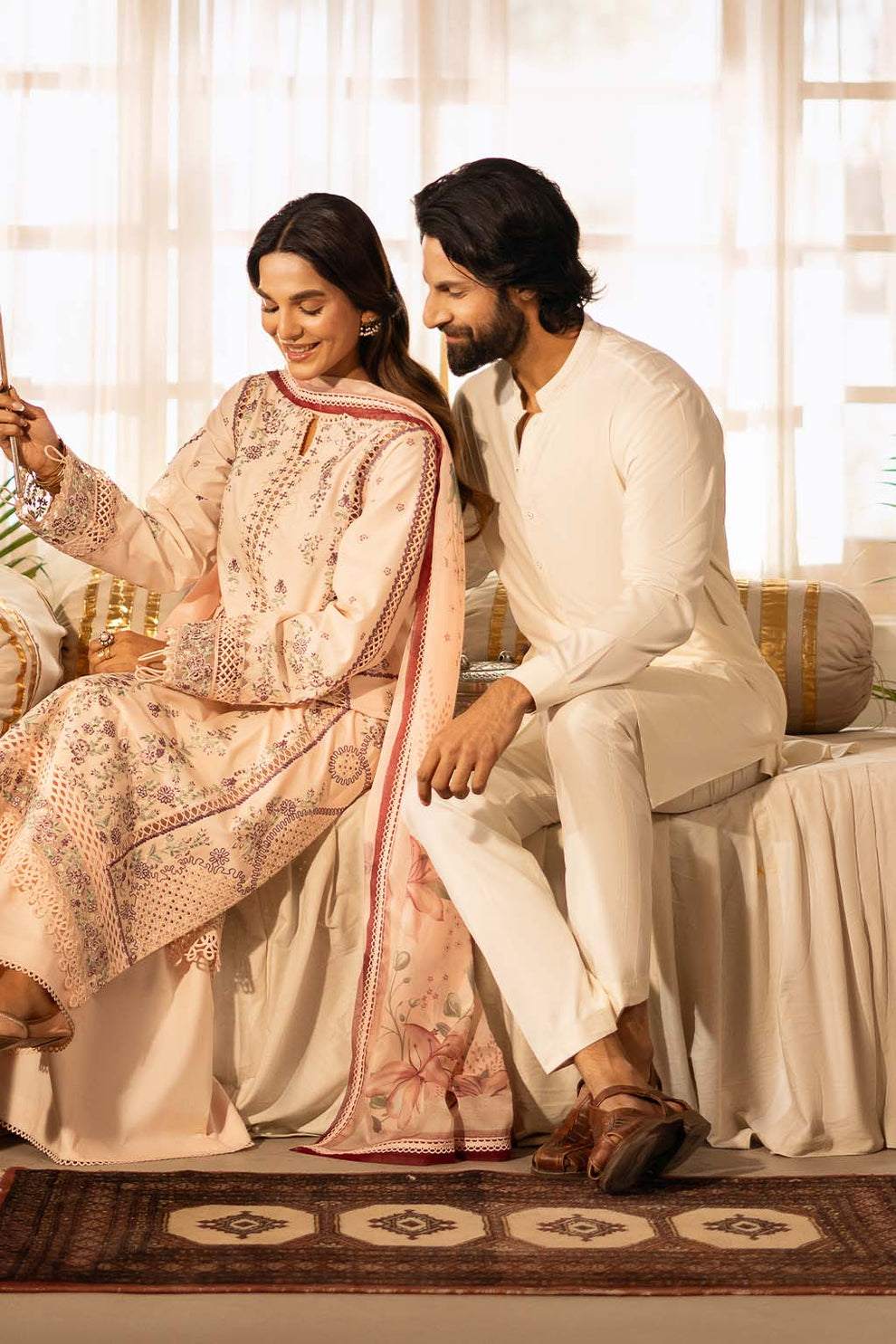 Zarposh | Sajni Lawn 25 | Gulbano - House Of Hania