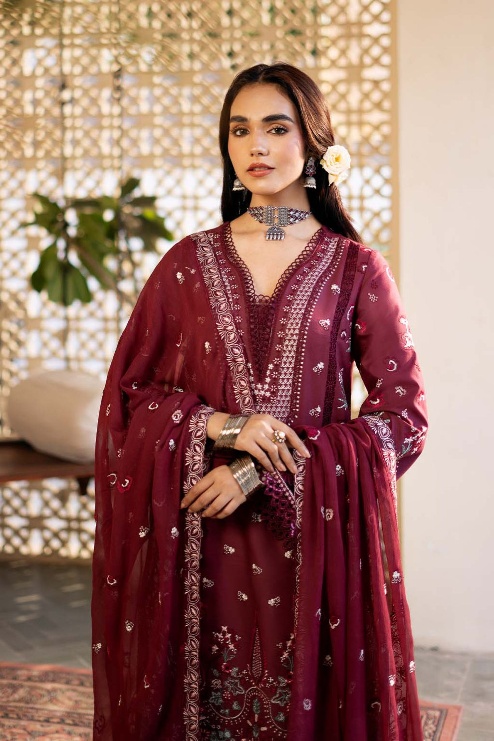 Zarposh | Sajni Lawn 25 | Nayirah - House Of Hania