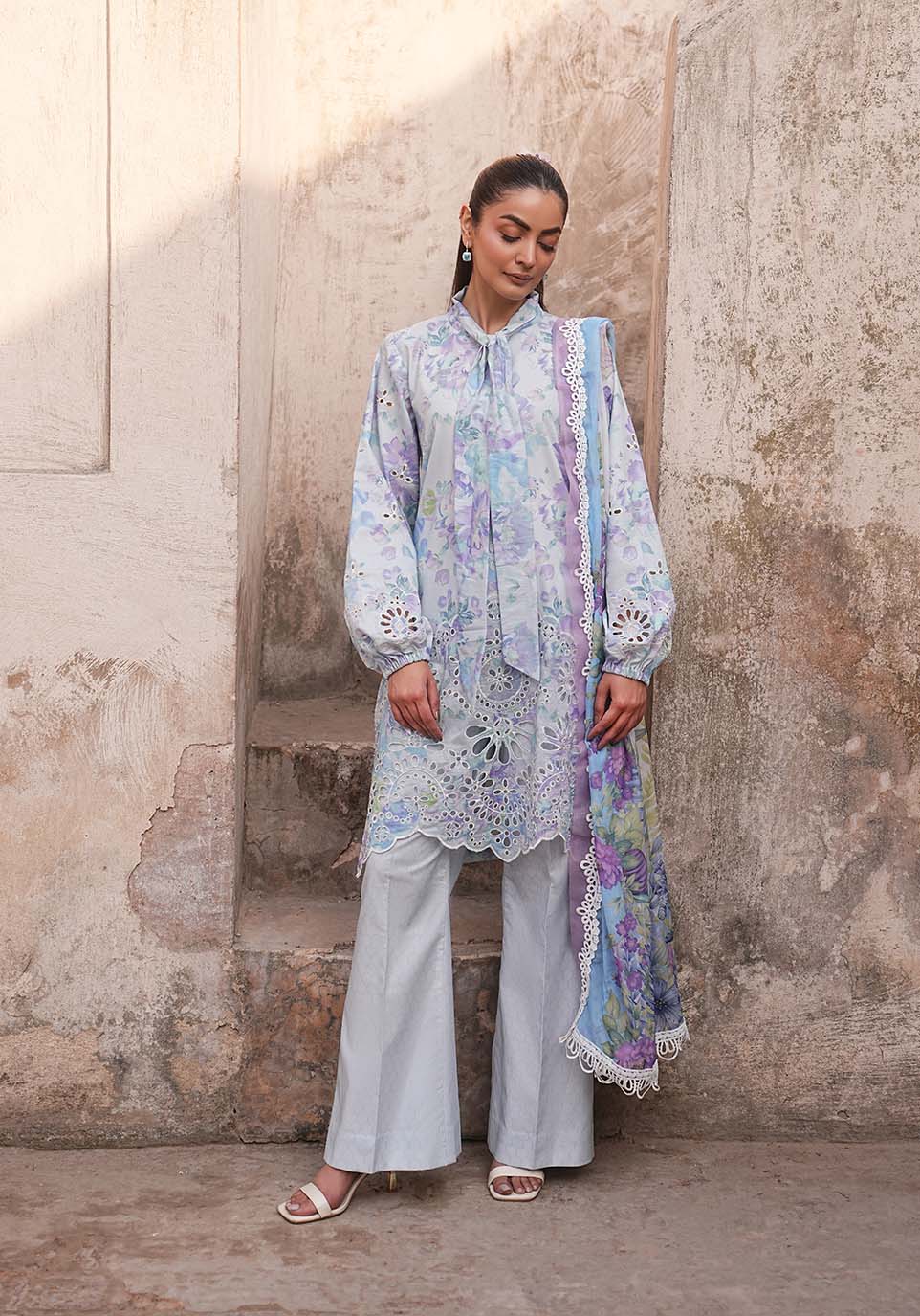 Zarqash | Luxe Lawn 26 | ZQL0010 - House Of Hania