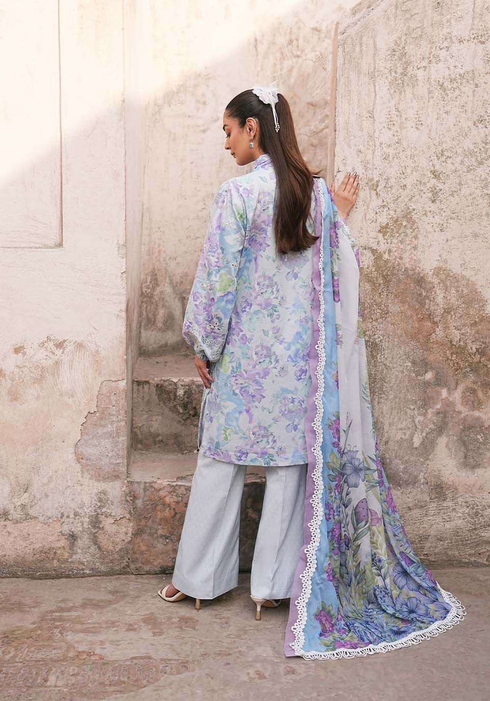Zarqash | Luxe Lawn 26 | ZQL0010 - House Of Hania