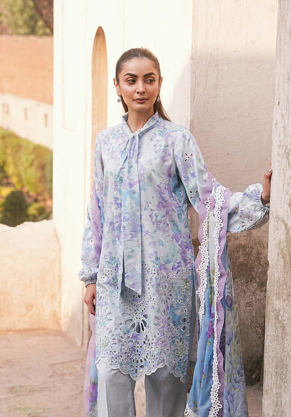 Zarqash | Luxe Lawn 26 | ZQL0010 - House Of Hania