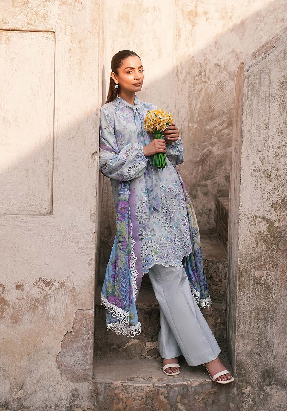 Zarqash | Luxe Lawn 26 | ZQL0010 - House Of Hania