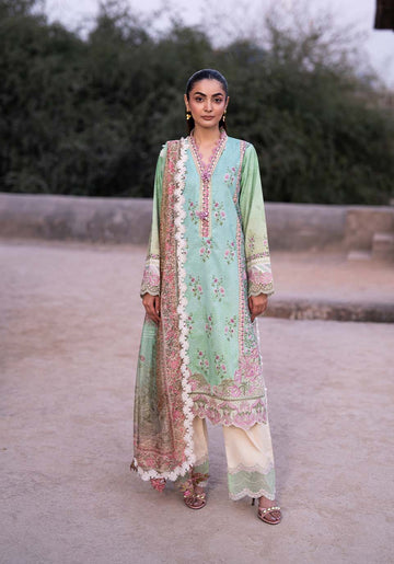 Zarqash | Luxe Lawn 26 | ZQL0011 - House Of Hania