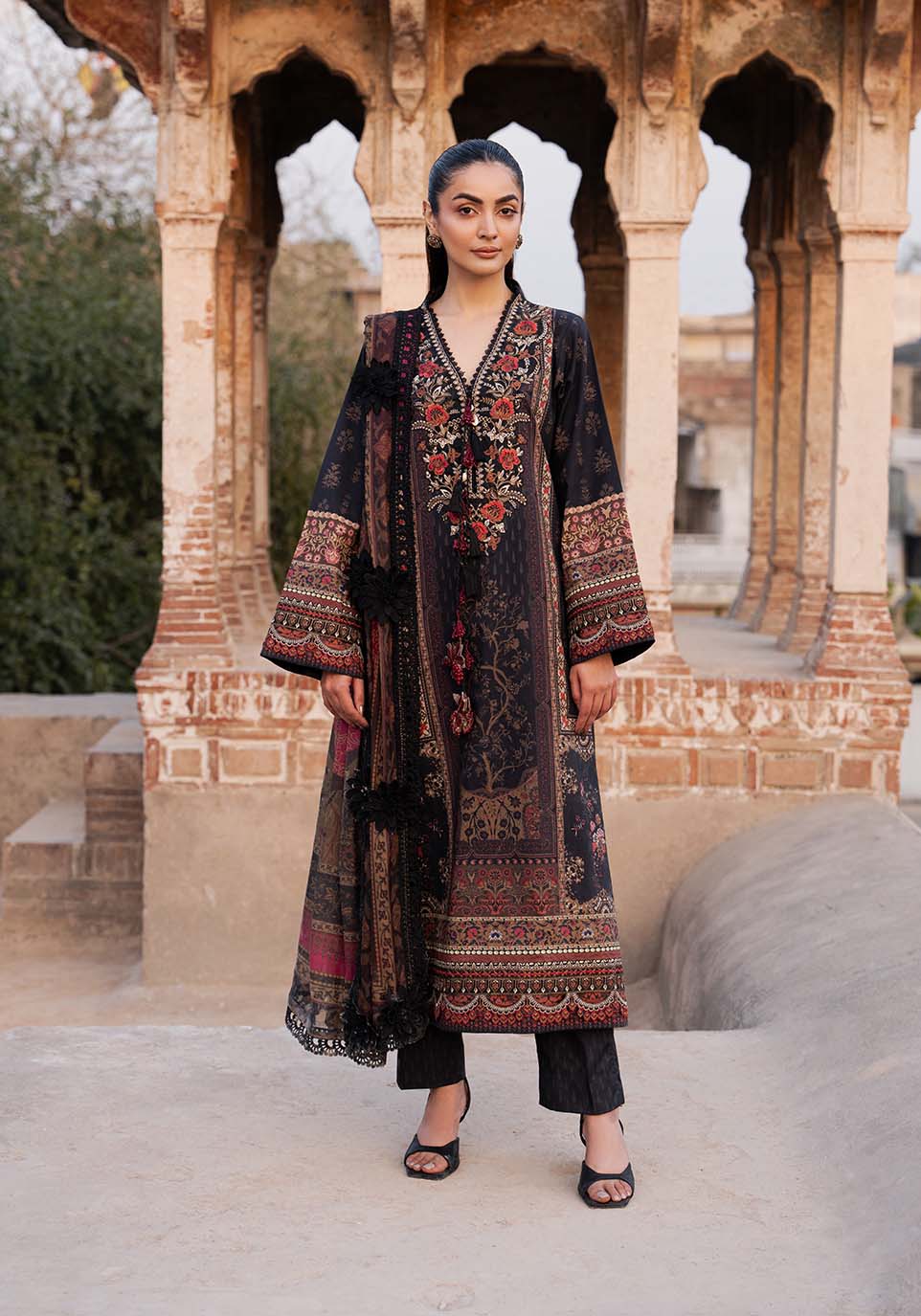Zarqash | Luxe Lawn 26 | ZQL0012 - House Of Hania
