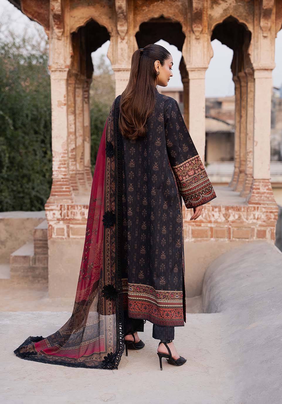 Zarqash | Luxe Lawn 26 | ZQL0012 - House Of Hania