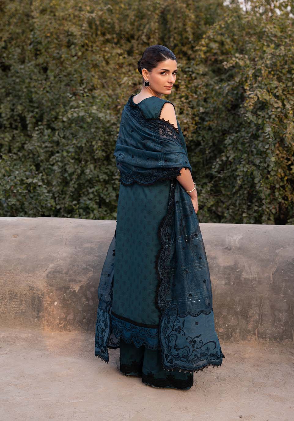 Zarqash | Luxe Lawn 26 |ZQL0014 - House Of Hania