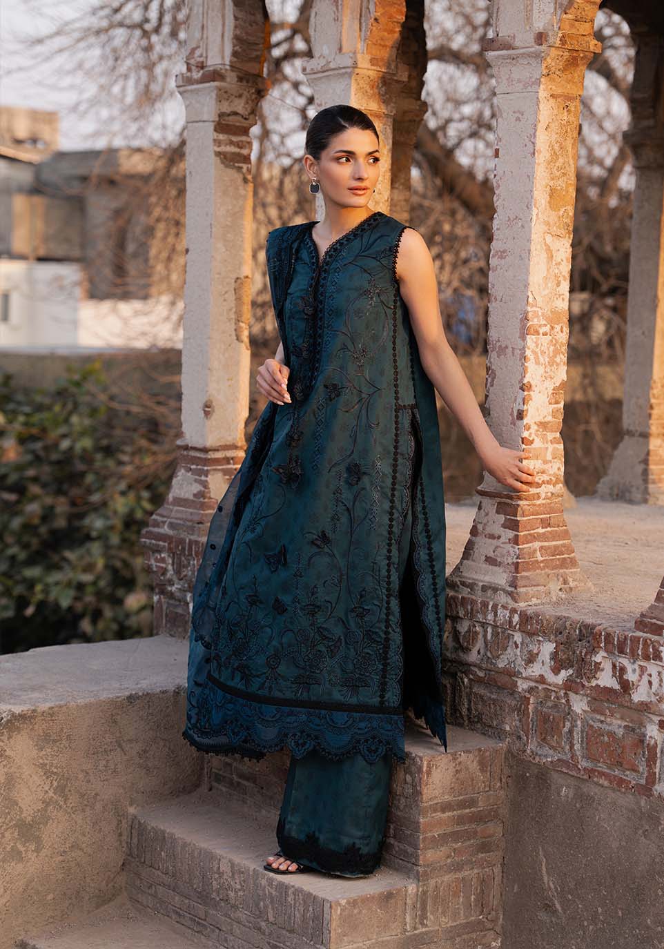 Zarqash | Luxe Lawn 26 |ZQL0014 - House Of Hania