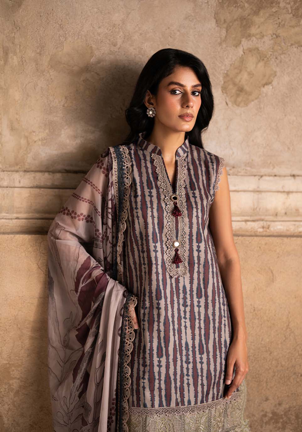 Zarqash | Luxe Lawn 26 | ZQL0015 - House Of Hania