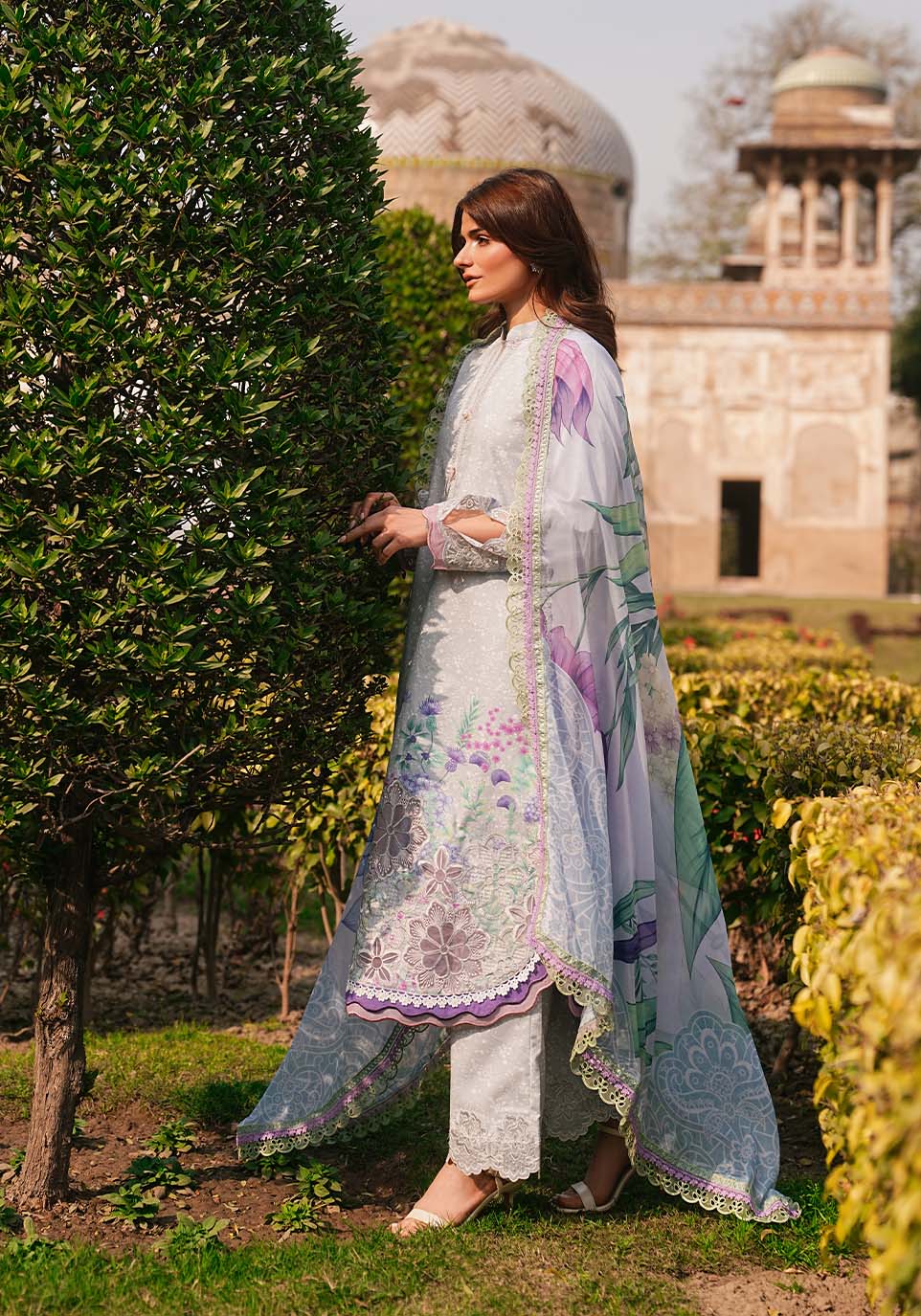 Zarqash | Luxe Lawn 26 | ZQL003 - House Of Hania