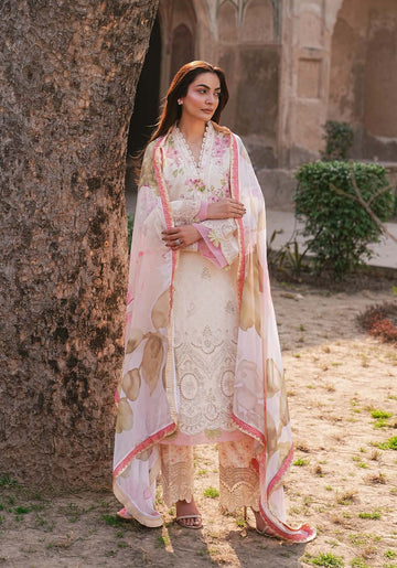 Zarqash | Luxe Lawn 26 | ZQL005 - House Of Hania