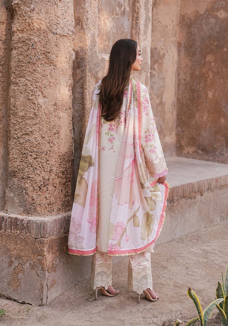 Zarqash | Luxe Lawn 26 | ZQL005 - House Of Hania