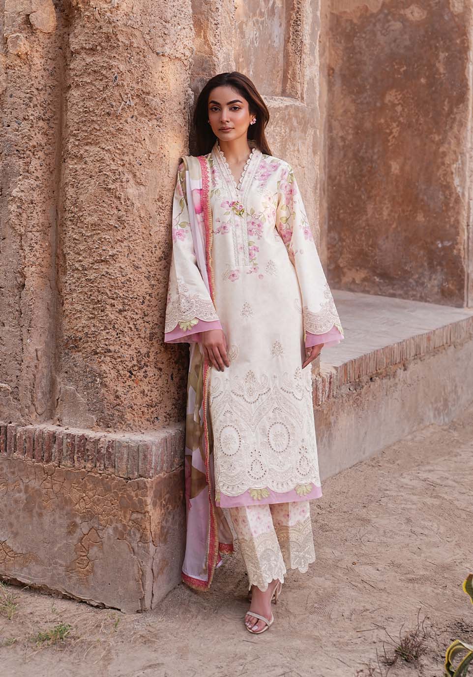 Zarqash | Luxe Lawn 26 | ZQL005 - House Of Hania