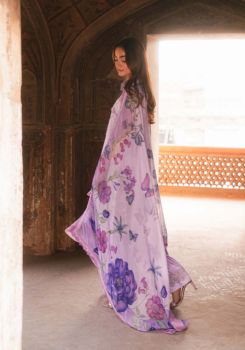Zarqash | Luxe Lawn 26 | ZQL006 - House Of Hania