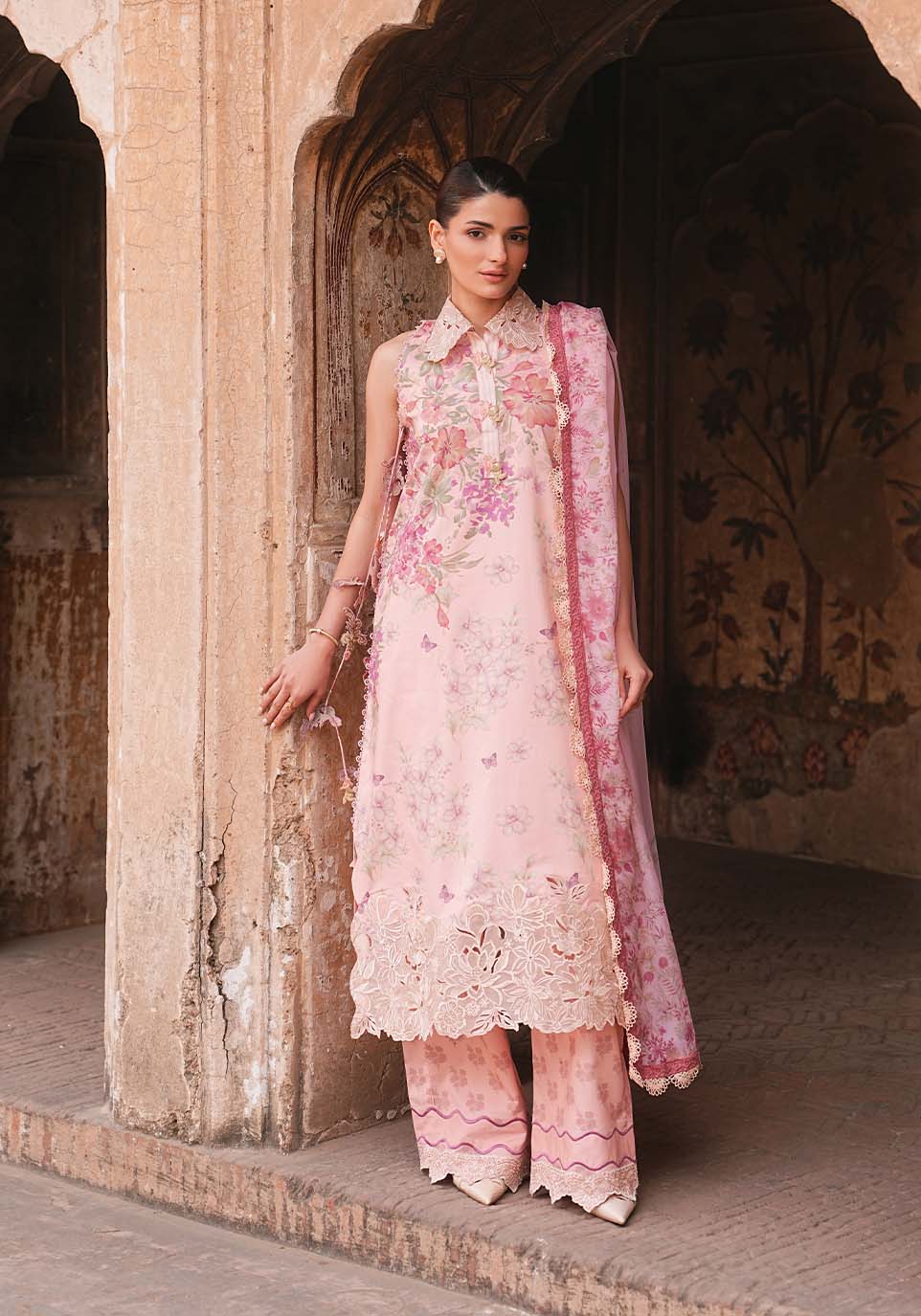 Zarqash | Luxe Lawn 26 | ZQL007 - House Of Hania