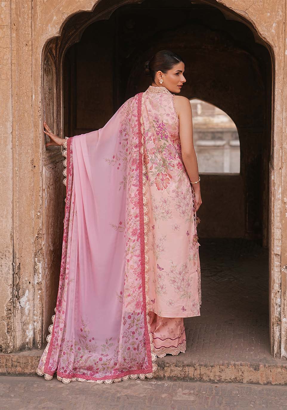 Zarqash | Luxe Lawn 26 | ZQL007 - House Of Hania
