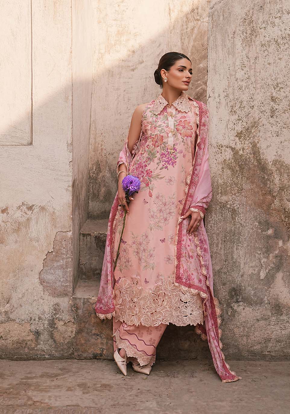 Zarqash | Luxe Lawn 26 | ZQL007 - House Of Hania