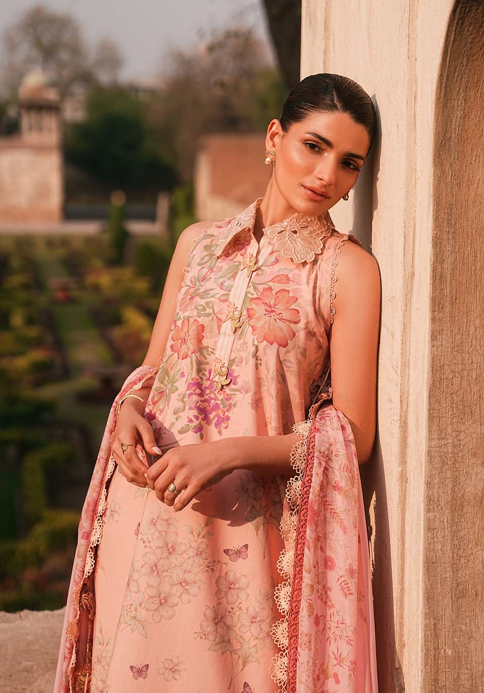 Zarqash | Luxe Lawn 26 | ZQL007 - House Of Hania