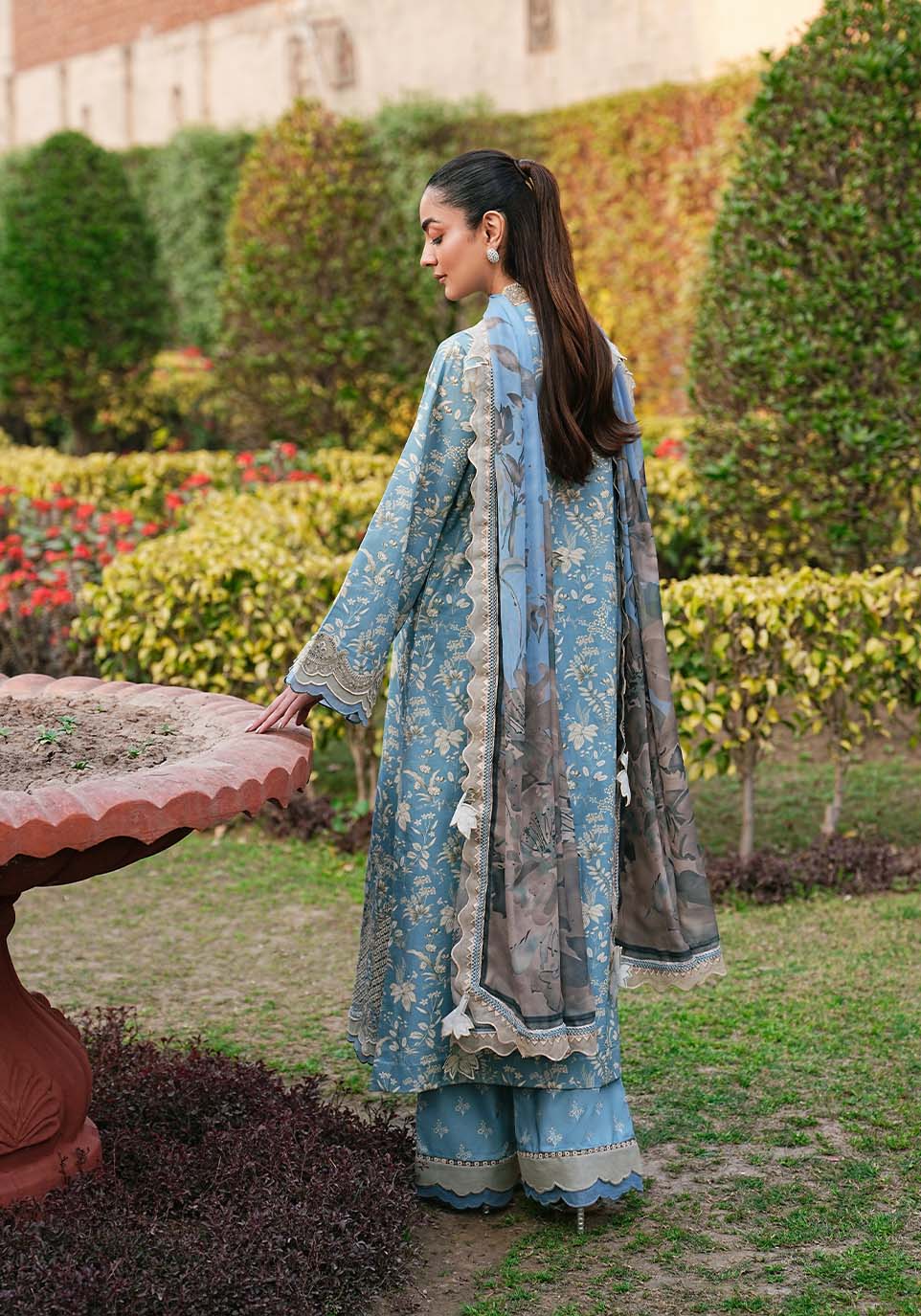 Zarqash | Luxe Lawn 26 | ZQL008 - House Of Hania