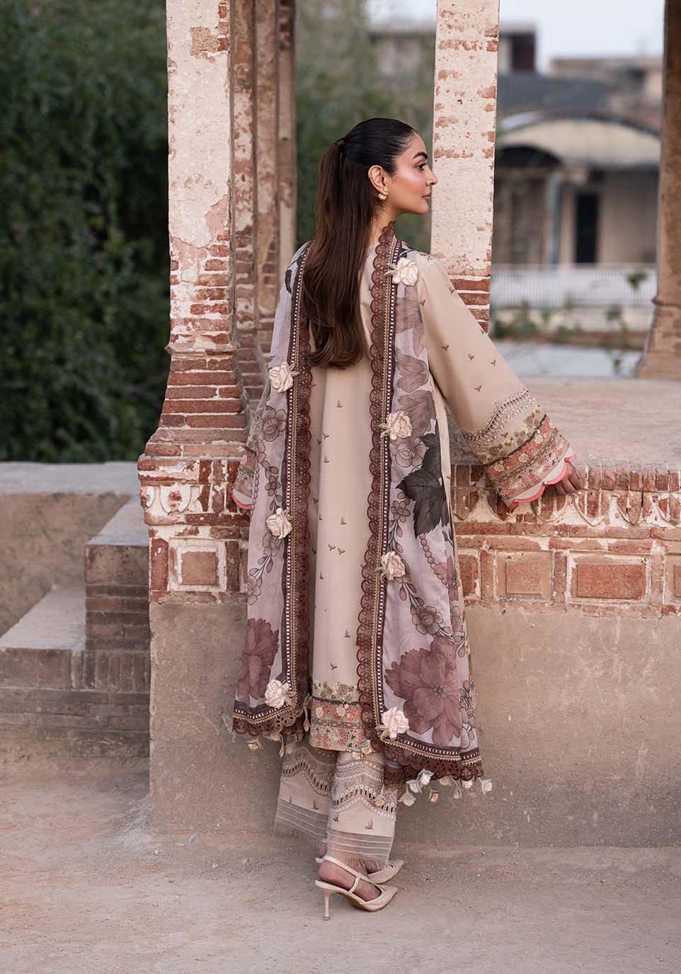 Zarqash | Luxe Lawn 26 |ZQL009 - House Of Hania