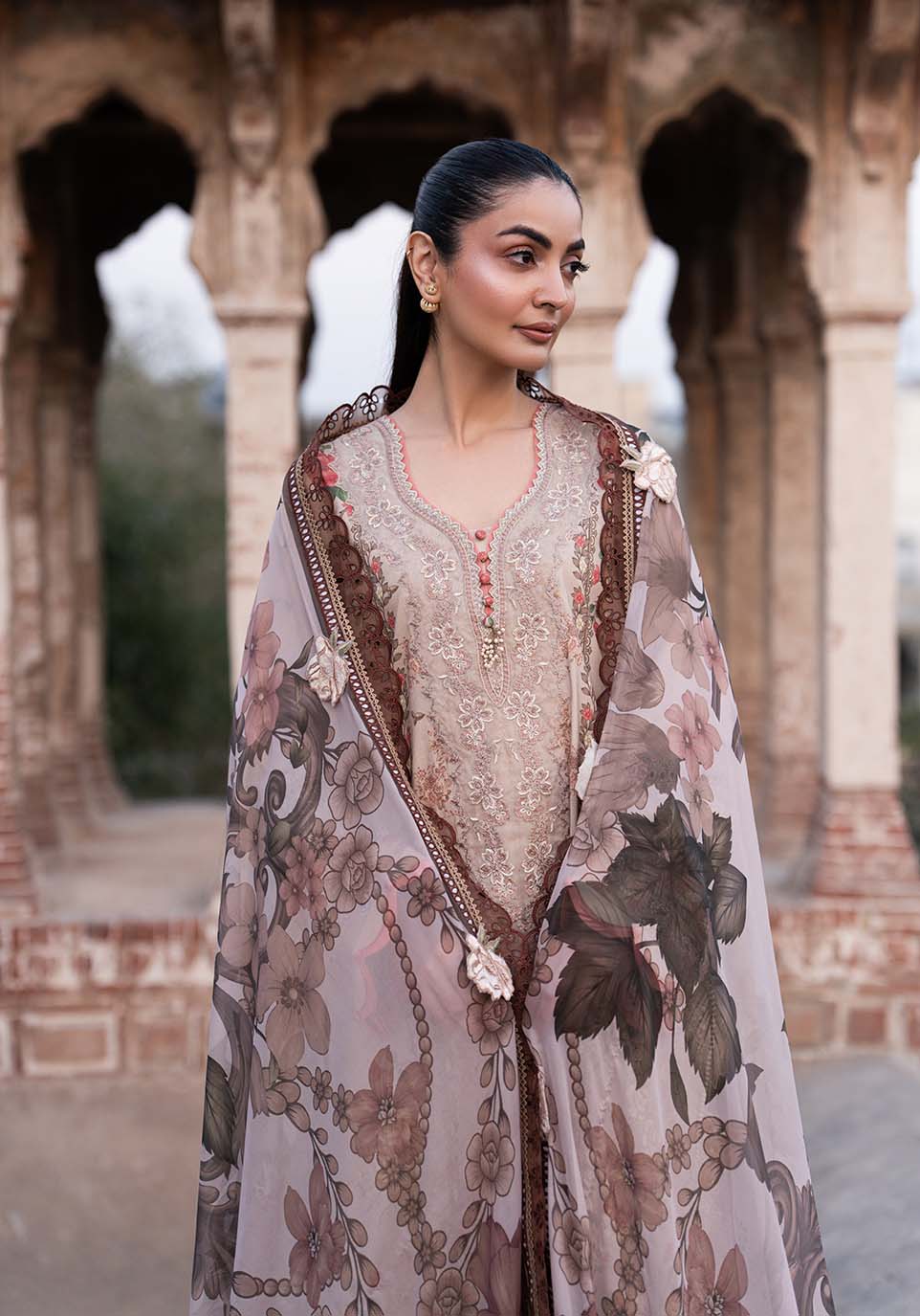 Zarqash | Luxe Lawn 26 |ZQL009 - House Of Hania