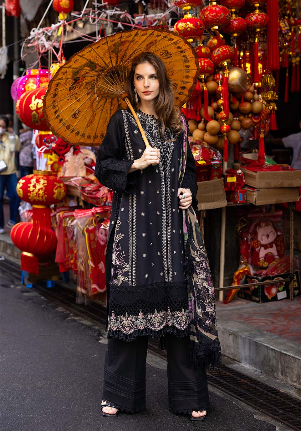 Zarqash | Luxury Lawn 25 | ZQLU 001 Eliana - House Of Hania