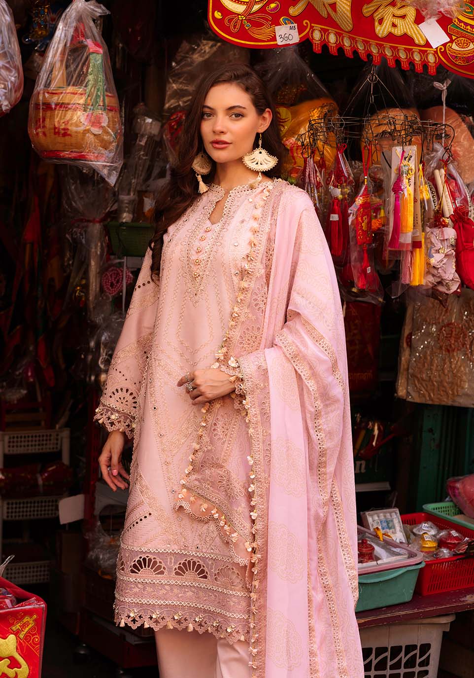 Zarqash | Luxury Lawn 25 | ZQLU 008 ROSEMARY - House Of Hania