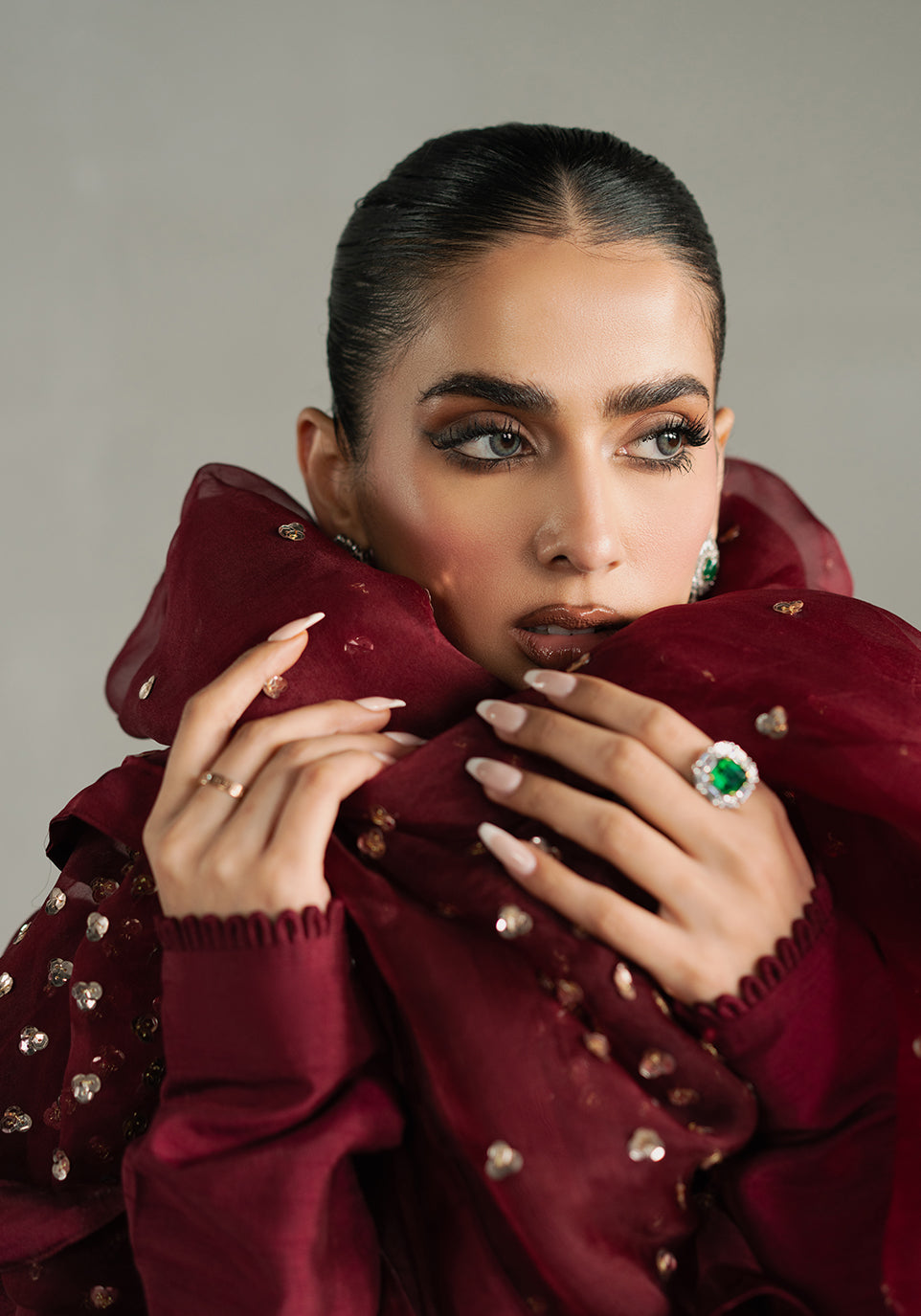 Zarqash | Silk Edit | ZQS 018 ROSE ROUGE - House Of Hania