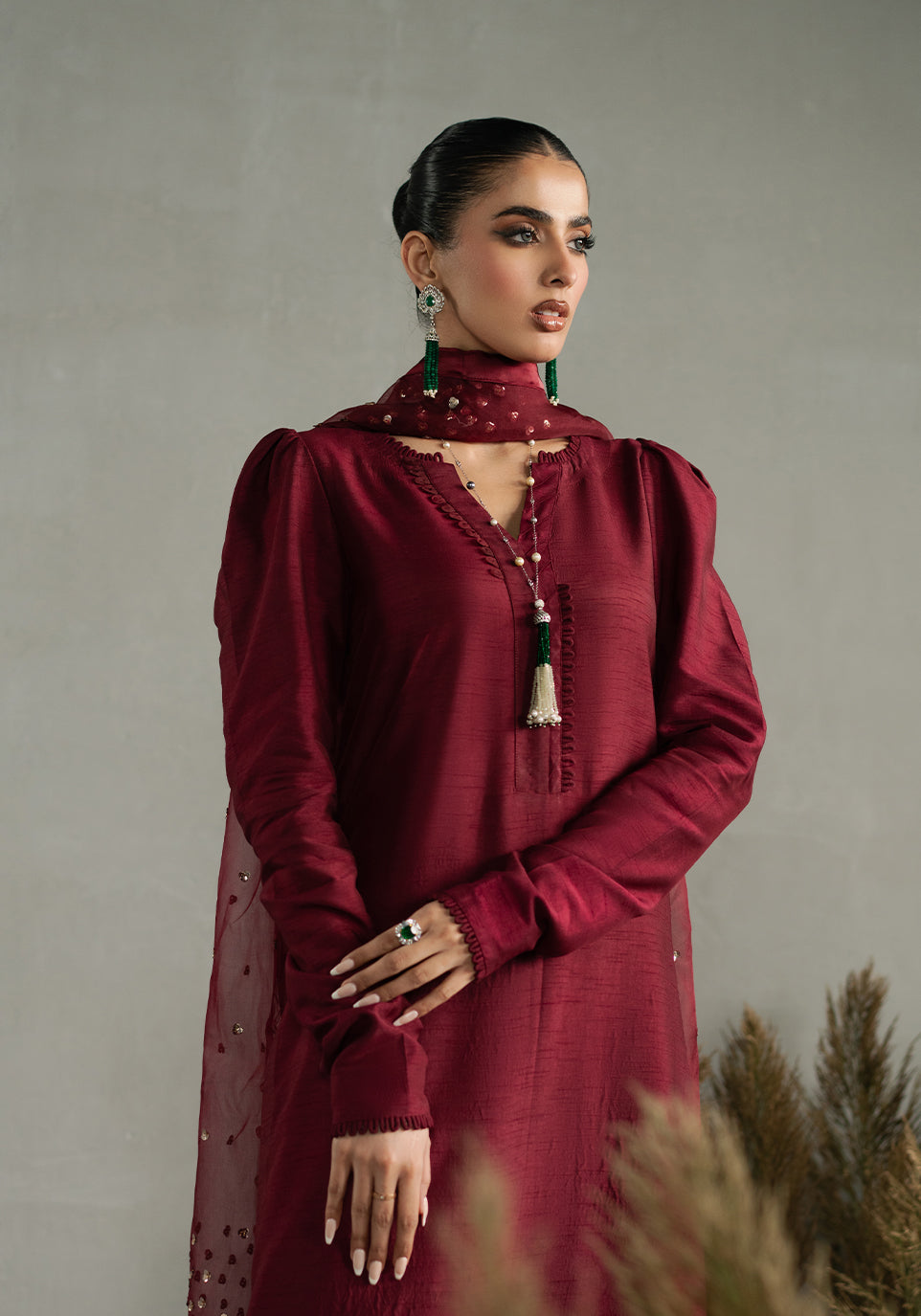 Zarqash | Silk Edit | ZQS 018 ROSE ROUGE - House Of Hania