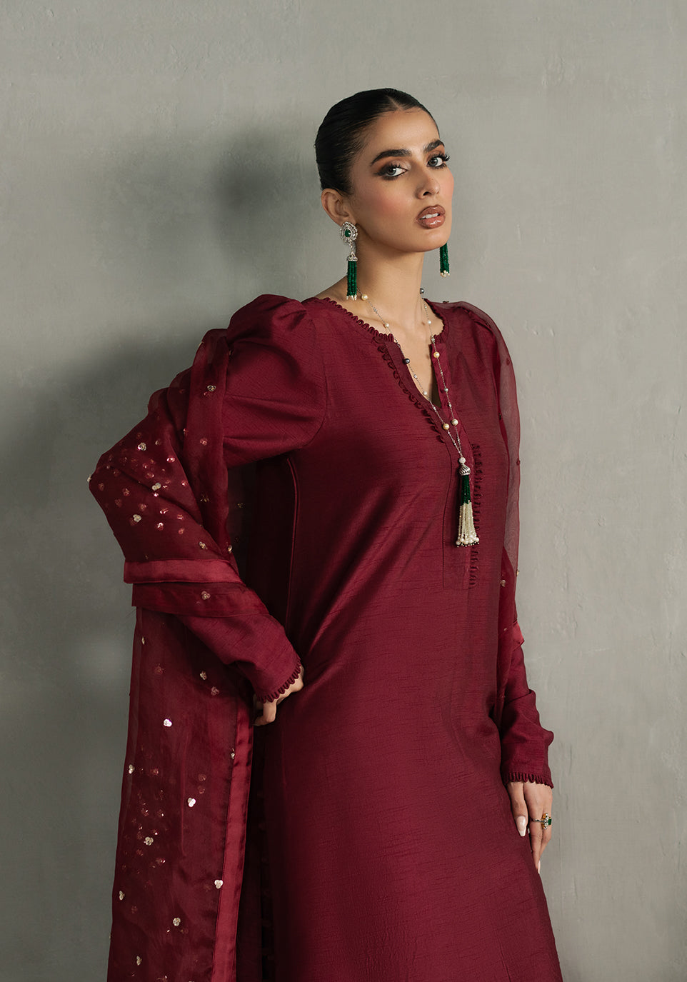 Zarqash | Silk Edit | ZQS 018 ROSE ROUGE - House Of Hania