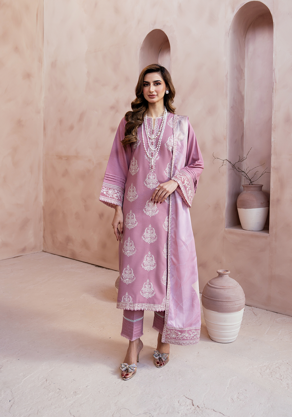 Zarqash | The Winter Luxe Pret | BLUSH HERITAGE - House Of Hania