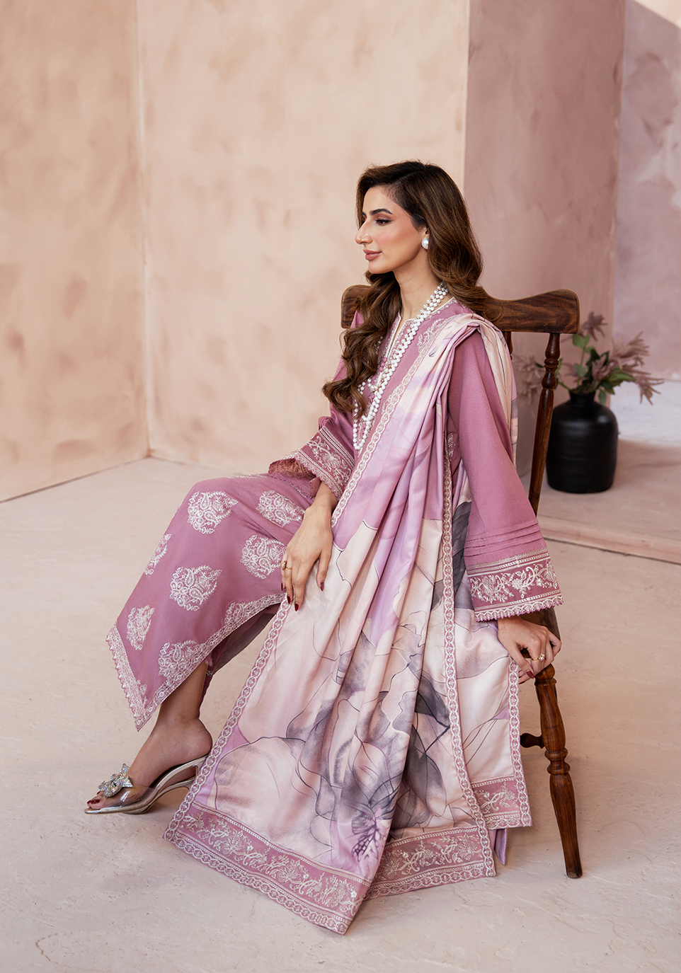 Zarqash | The Winter Luxe Pret | BLUSH HERITAGE - House Of Hania