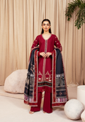 Zarqash | The Winter Luxe Pret | CRIMSON ECHO - House Of Hania