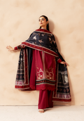 Zarqash | The Winter Luxe Pret | CRIMSON ECHO - House Of Hania