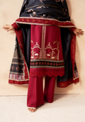 Zarqash | The Winter Luxe Pret | CRIMSON ECHO - House Of Hania
