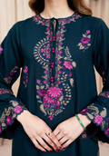Zarqash | The Winter Luxe Pret | FLORAL NOIR - House Of Hania