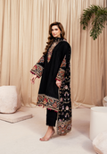 Zarqash | The Winter Luxe Pret | NOIR BLOOM - House Of Hania