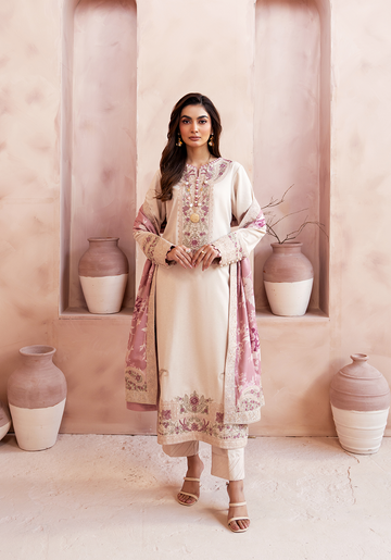Zarqash | The Winter Luxe Pret | NUDE BLOOM - House Of Hania