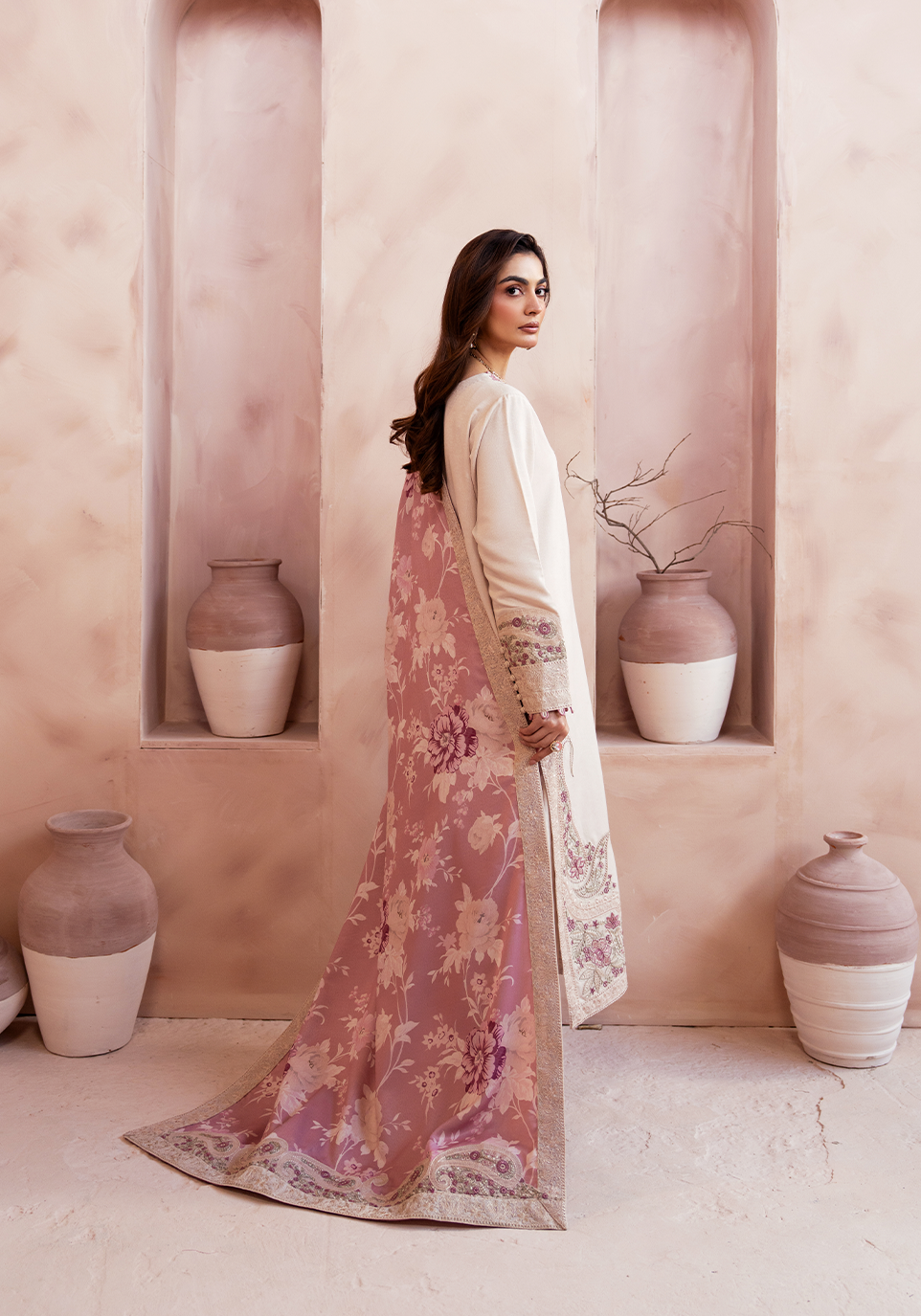 Zarqash | The Winter Luxe Pret | NUDE BLOOM - House Of Hania