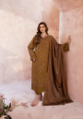 Zarqash | The Winter Luxe Pret | OLIVE REVERIE - House Of Hania