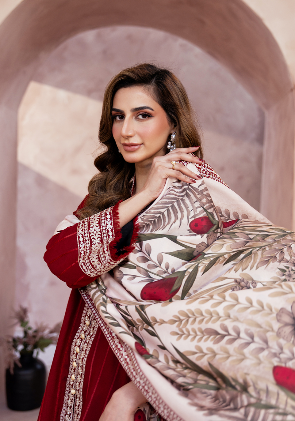 Zarqash | The Winter Luxe Pret | RED WHISPER - House Of Hania