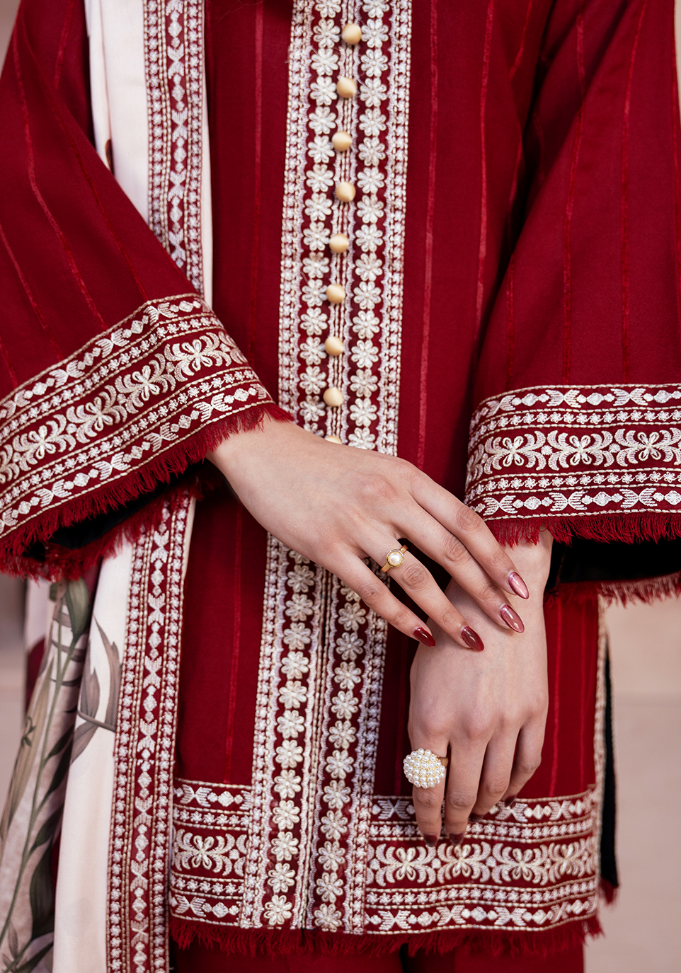 Zarqash | The Winter Luxe Pret | RED WHISPER - House Of Hania
